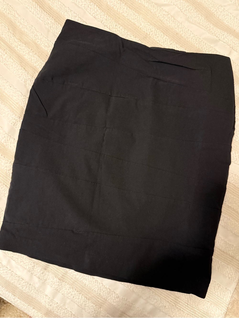 Ricki’s Black Pencil Skirt Size 10 Textured Stretch Career Office Knee Length